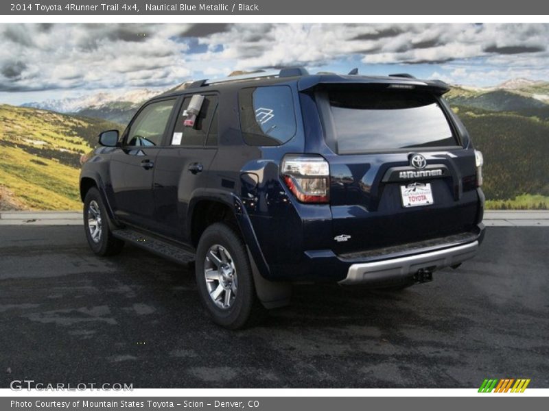 Nautical Blue Metallic / Black 2014 Toyota 4Runner Trail 4x4