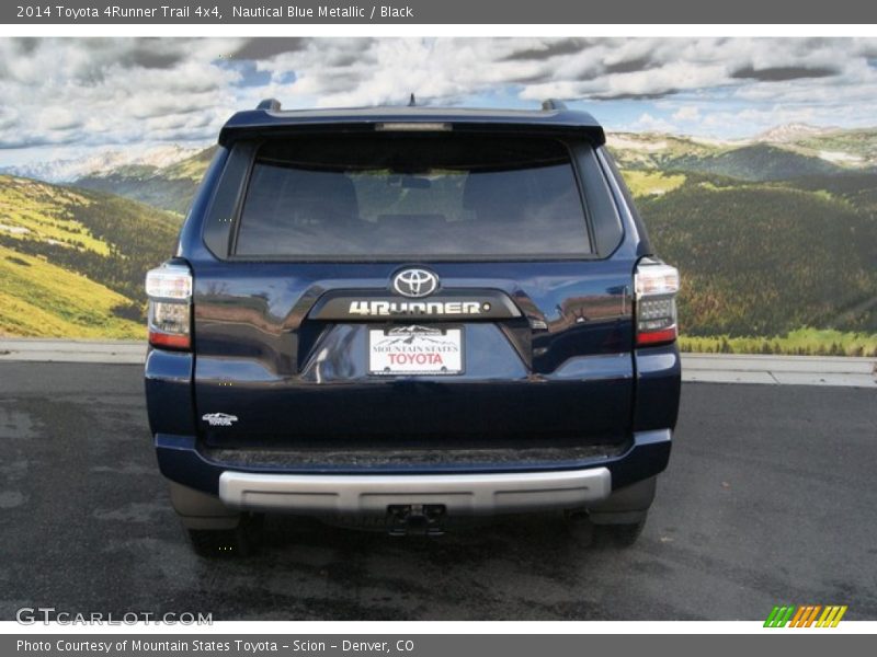 Nautical Blue Metallic / Black 2014 Toyota 4Runner Trail 4x4