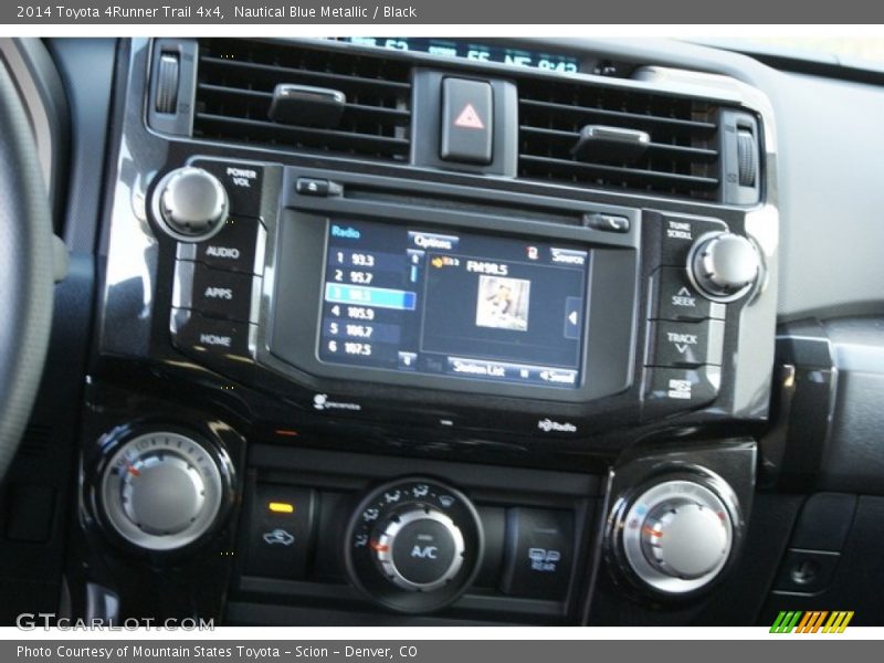 Nautical Blue Metallic / Black 2014 Toyota 4Runner Trail 4x4