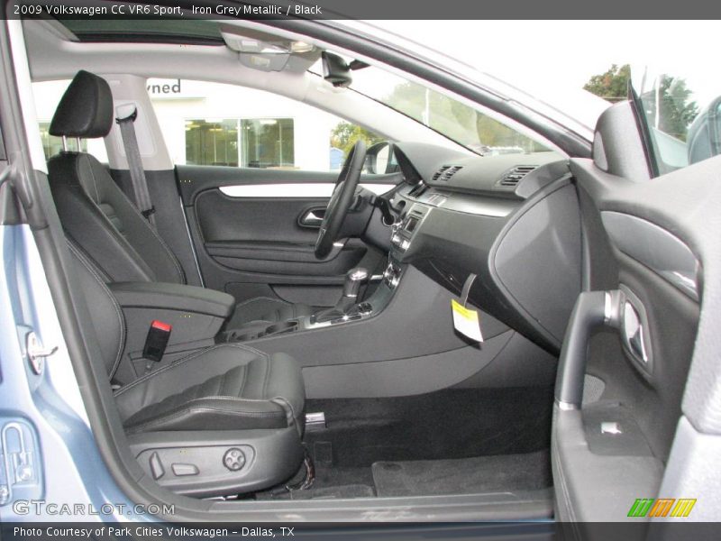 Iron Grey Metallic / Black 2009 Volkswagen CC VR6 Sport