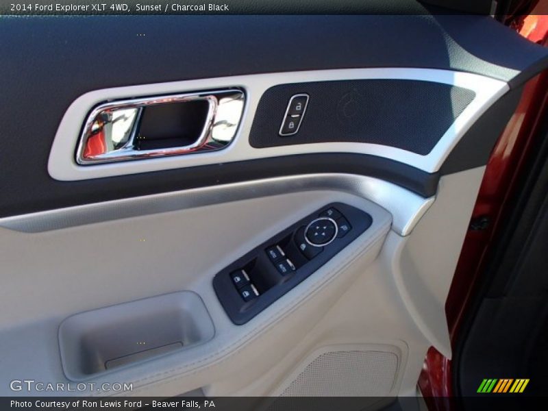 Sunset / Charcoal Black 2014 Ford Explorer XLT 4WD