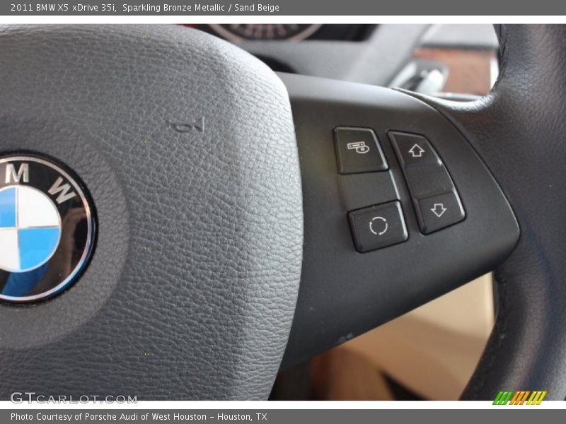 Sparkling Bronze Metallic / Sand Beige 2011 BMW X5 xDrive 35i