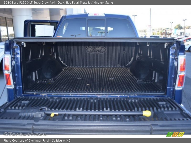 Dark Blue Pearl Metallic / Medium Stone 2010 Ford F150 XLT SuperCrew 4x4