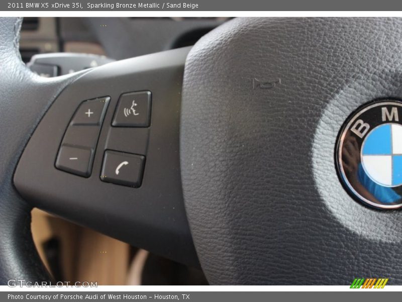 Sparkling Bronze Metallic / Sand Beige 2011 BMW X5 xDrive 35i