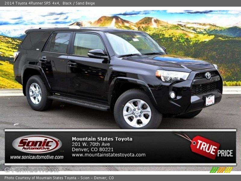 Black / Sand Beige 2014 Toyota 4Runner SR5 4x4