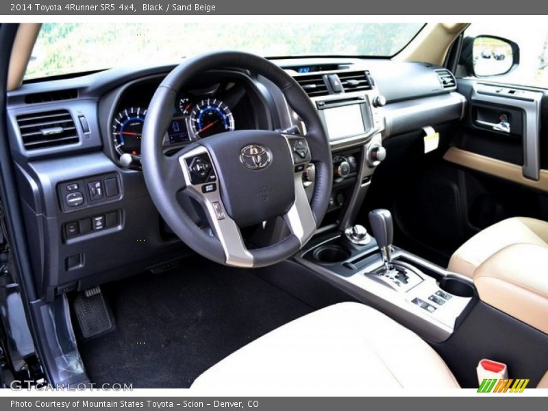 Black / Sand Beige 2014 Toyota 4Runner SR5 4x4