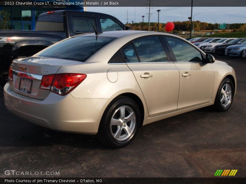 Champagne Silver Metallic / Jet Black 2013 Chevrolet Cruze LT