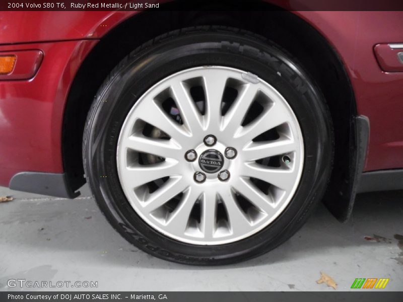 Ruby Red Metallic / Light Sand 2004 Volvo S80 T6