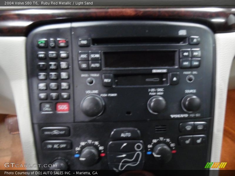 Ruby Red Metallic / Light Sand 2004 Volvo S80 T6