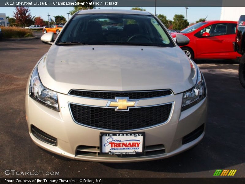 Champagne Silver Metallic / Jet Black 2013 Chevrolet Cruze LT