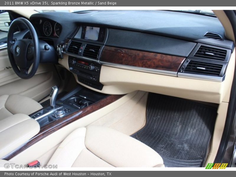 Sparkling Bronze Metallic / Sand Beige 2011 BMW X5 xDrive 35i