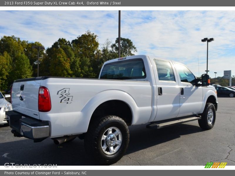 Oxford White / Steel 2013 Ford F350 Super Duty XL Crew Cab 4x4