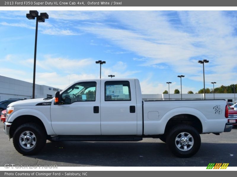Oxford White / Steel 2013 Ford F350 Super Duty XL Crew Cab 4x4