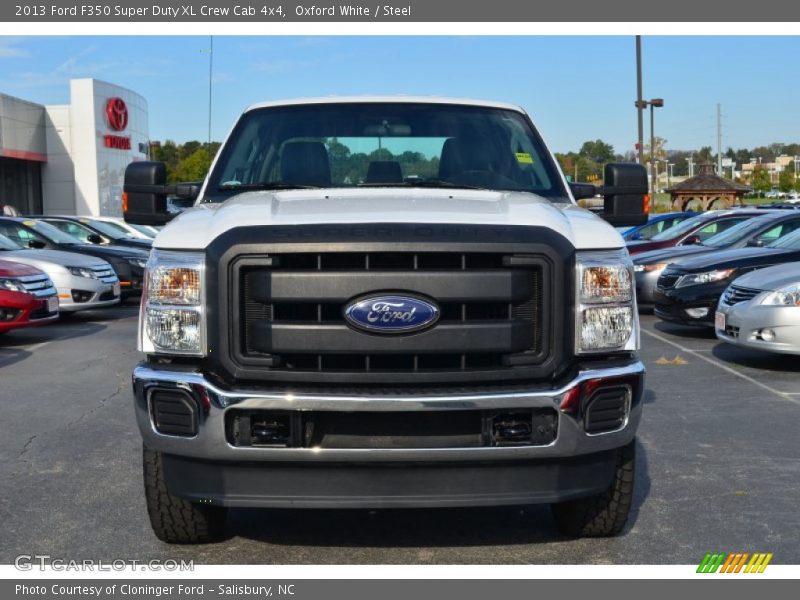 Oxford White / Steel 2013 Ford F350 Super Duty XL Crew Cab 4x4