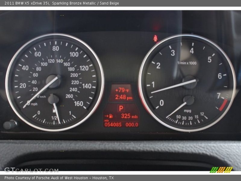 Sparkling Bronze Metallic / Sand Beige 2011 BMW X5 xDrive 35i