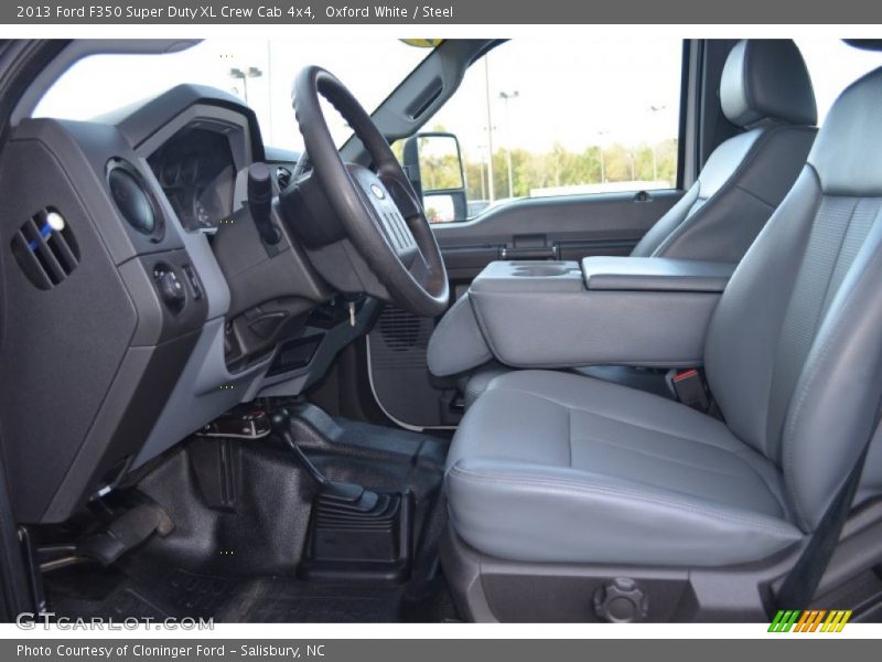 Oxford White / Steel 2013 Ford F350 Super Duty XL Crew Cab 4x4