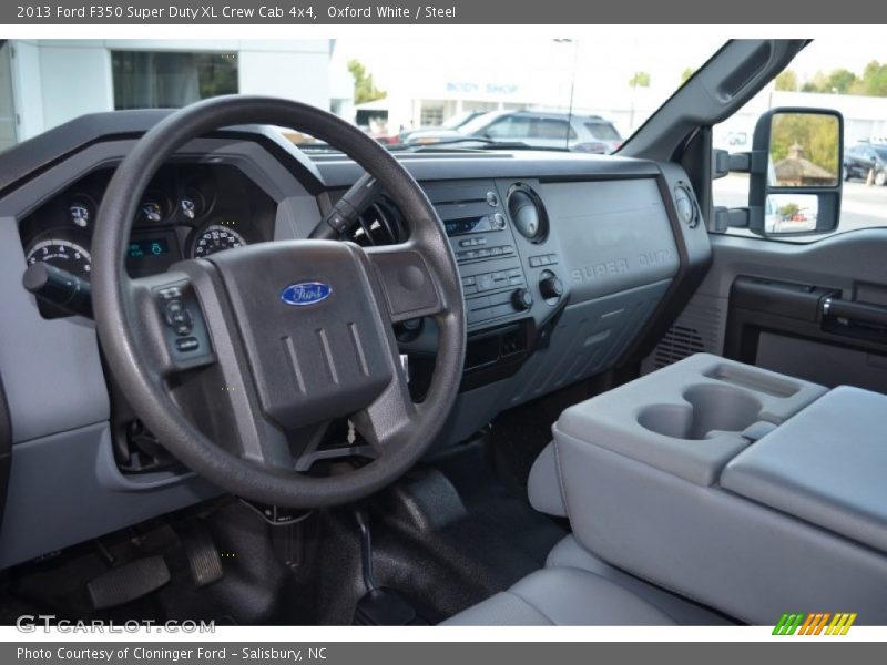 Oxford White / Steel 2013 Ford F350 Super Duty XL Crew Cab 4x4