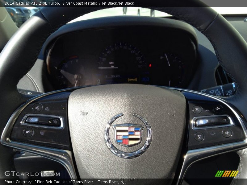 Silver Coast Metallic / Jet Black/Jet Black 2014 Cadillac ATS 2.0L Turbo