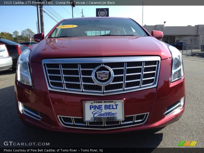 Crystal Red Tintcoat / Caramel/Jet Black 2013 Cadillac XTS Premium FWD