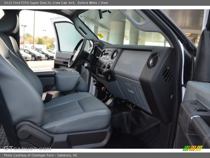 Oxford White / Steel 2013 Ford F350 Super Duty XL Crew Cab 4x4