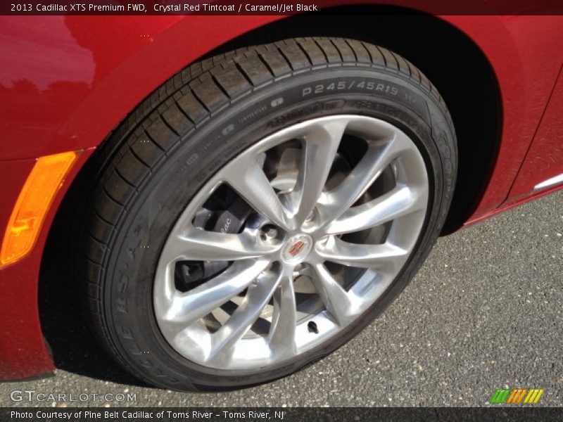 Crystal Red Tintcoat / Caramel/Jet Black 2013 Cadillac XTS Premium FWD