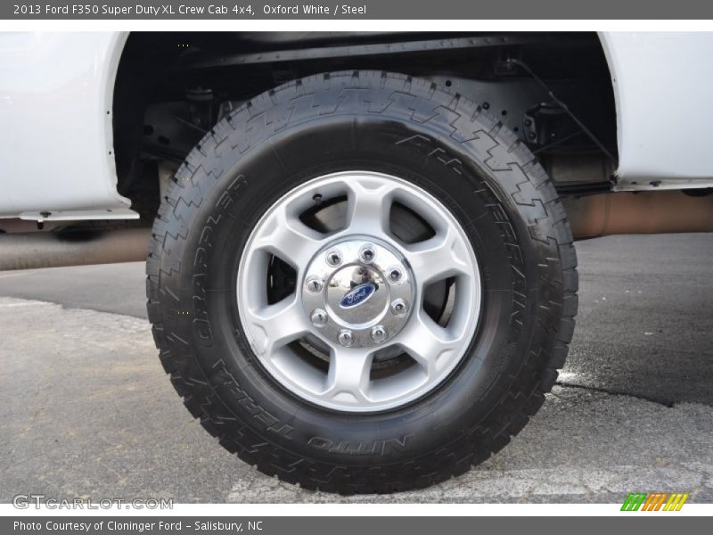 Oxford White / Steel 2013 Ford F350 Super Duty XL Crew Cab 4x4