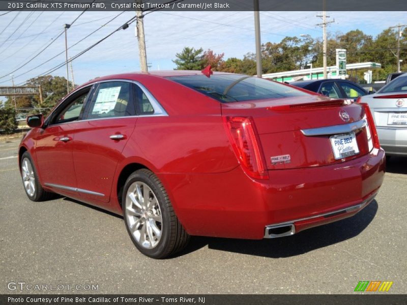 Crystal Red Tintcoat / Caramel/Jet Black 2013 Cadillac XTS Premium FWD