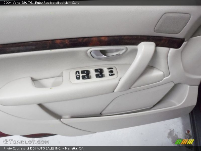 Ruby Red Metallic / Light Sand 2004 Volvo S80 T6