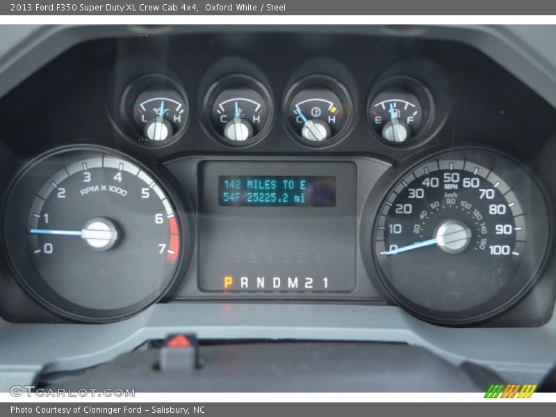 Oxford White / Steel 2013 Ford F350 Super Duty XL Crew Cab 4x4