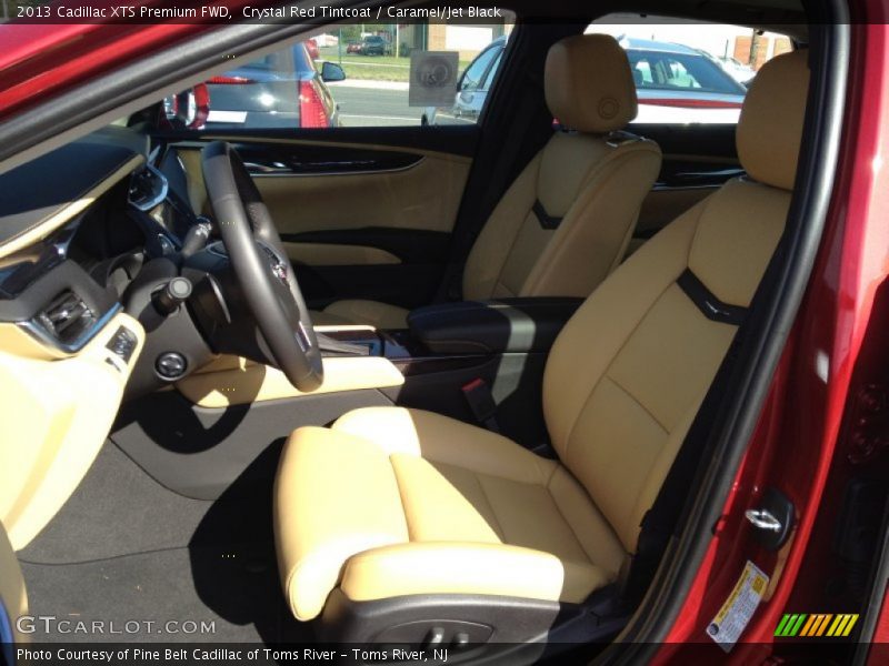Crystal Red Tintcoat / Caramel/Jet Black 2013 Cadillac XTS Premium FWD
