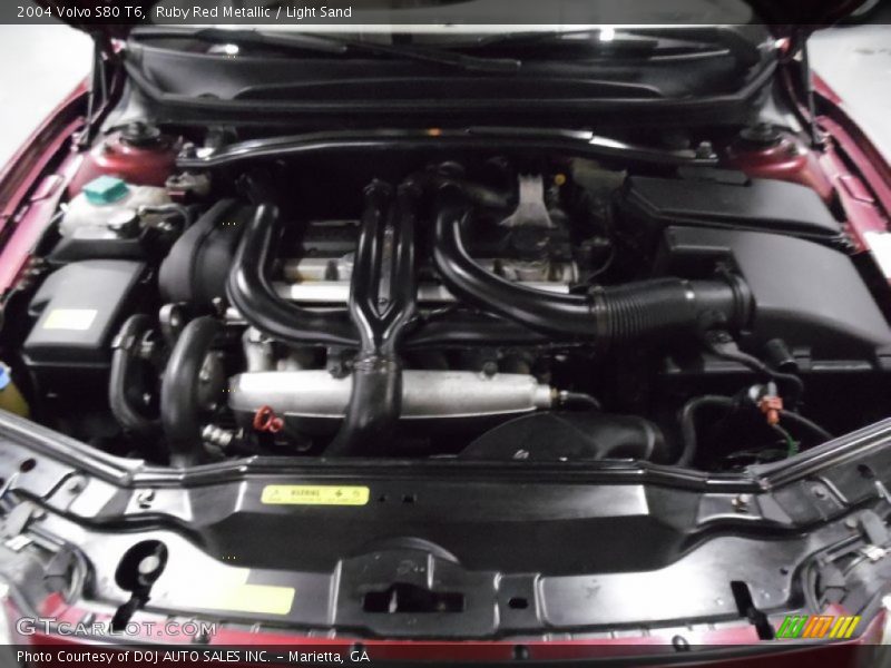 Ruby Red Metallic / Light Sand 2004 Volvo S80 T6