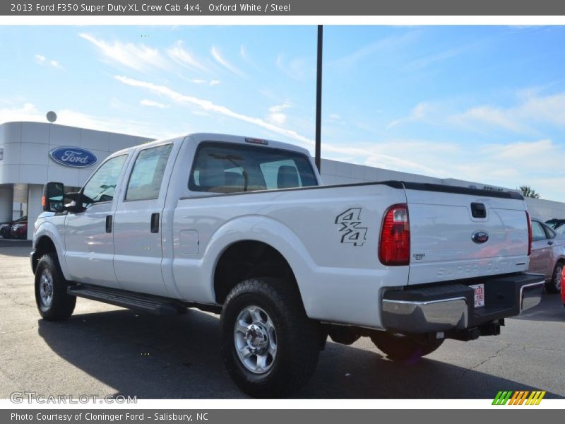 Oxford White / Steel 2013 Ford F350 Super Duty XL Crew Cab 4x4