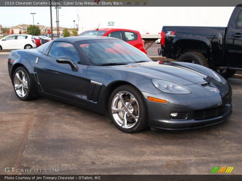 Front 3/4 View of 2010 Corvette Coupe