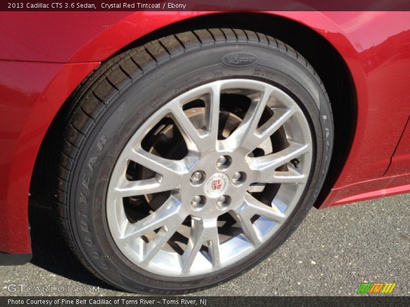 Crystal Red Tintcoat / Ebony 2013 Cadillac CTS 3.6 Sedan