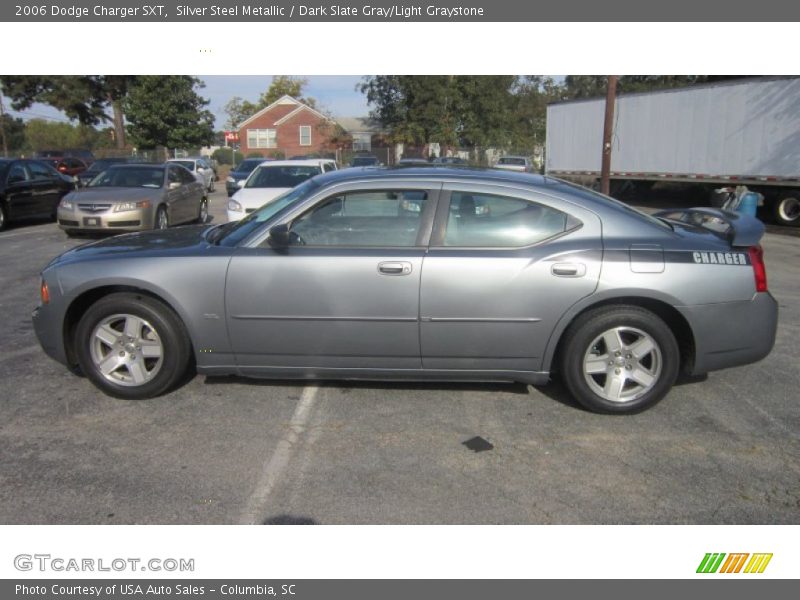 Silver Steel Metallic / Dark Slate Gray/Light Graystone 2006 Dodge Charger SXT