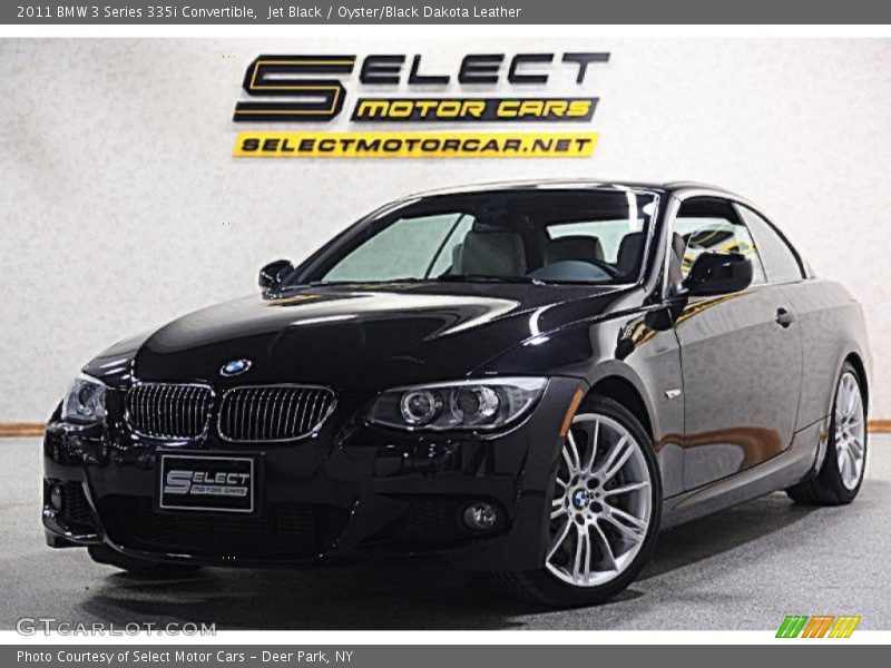 Jet Black / Oyster/Black Dakota Leather 2011 BMW 3 Series 335i Convertible
