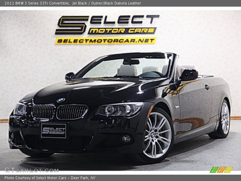 Jet Black / Oyster/Black Dakota Leather 2011 BMW 3 Series 335i Convertible