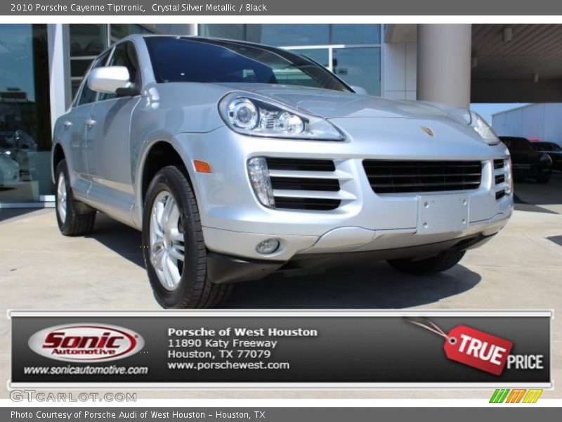 Crystal Silver Metallic / Black 2010 Porsche Cayenne Tiptronic