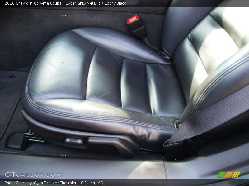 Cyber Gray Metallic / Ebony Black 2010 Chevrolet Corvette Coupe
