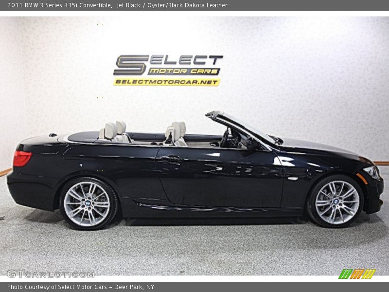 Jet Black / Oyster/Black Dakota Leather 2011 BMW 3 Series 335i Convertible