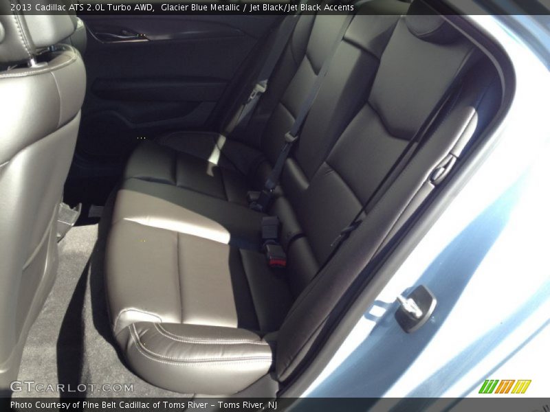Glacier Blue Metallic / Jet Black/Jet Black Accents 2013 Cadillac ATS 2.0L Turbo AWD