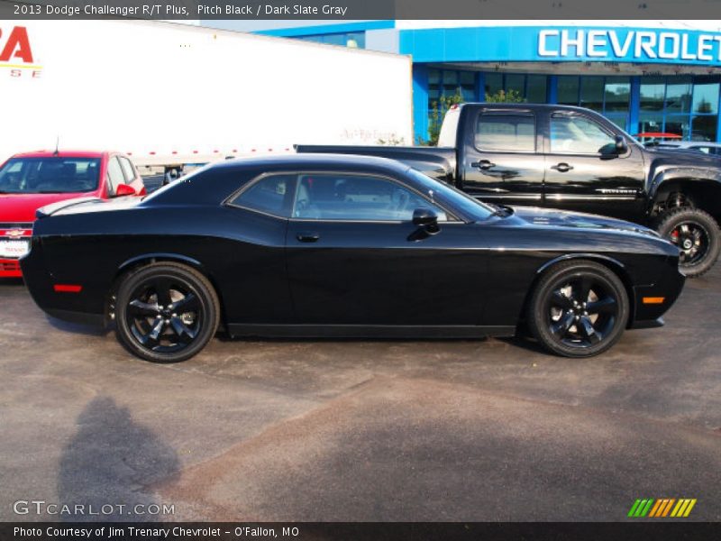 Pitch Black / Dark Slate Gray 2013 Dodge Challenger R/T Plus