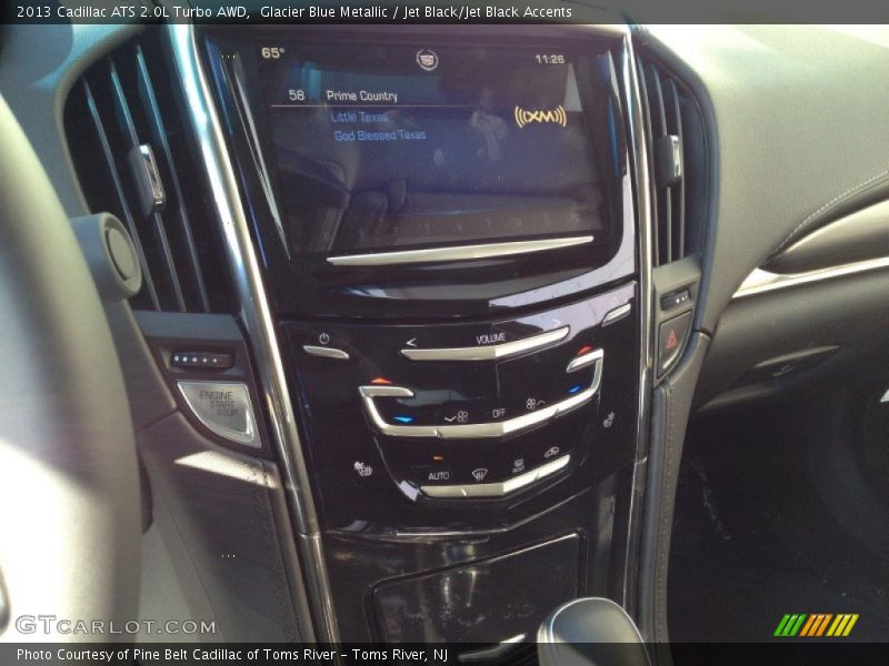 Glacier Blue Metallic / Jet Black/Jet Black Accents 2013 Cadillac ATS 2.0L Turbo AWD