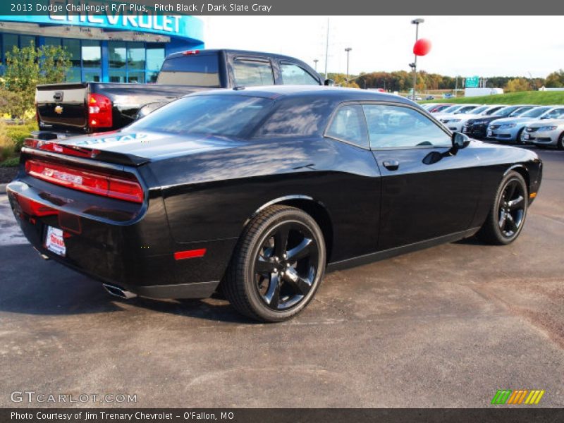 Pitch Black / Dark Slate Gray 2013 Dodge Challenger R/T Plus
