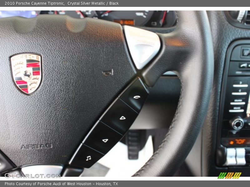 Crystal Silver Metallic / Black 2010 Porsche Cayenne Tiptronic