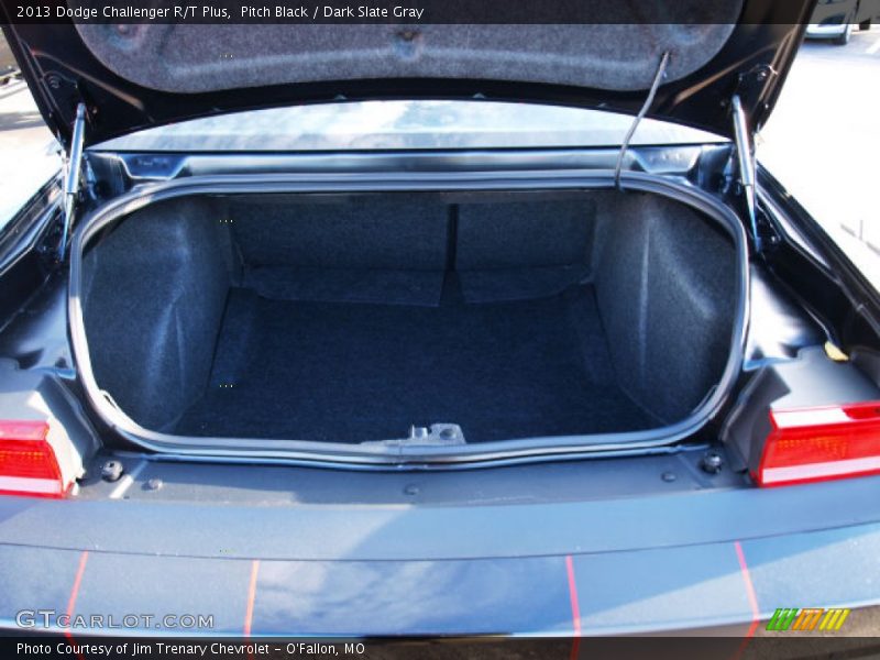 Pitch Black / Dark Slate Gray 2013 Dodge Challenger R/T Plus