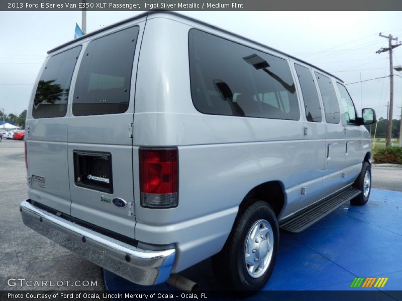 Ingot Silver Metallic / Medium Flint 2013 Ford E Series Van E350 XLT Passenger