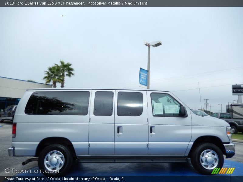 Ingot Silver Metallic / Medium Flint 2013 Ford E Series Van E350 XLT Passenger