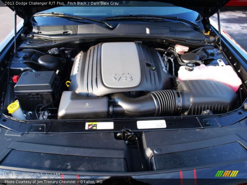 Pitch Black / Dark Slate Gray 2013 Dodge Challenger R/T Plus