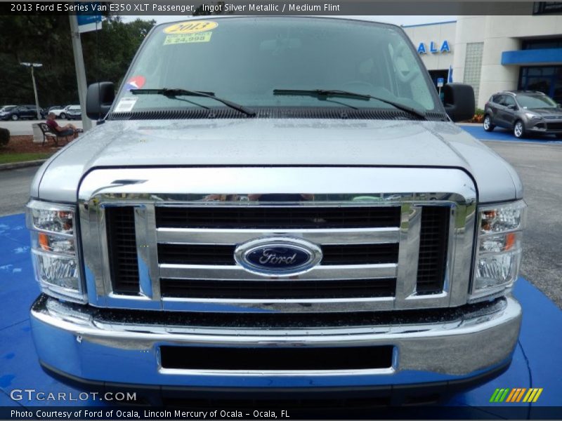 Ingot Silver Metallic / Medium Flint 2013 Ford E Series Van E350 XLT Passenger